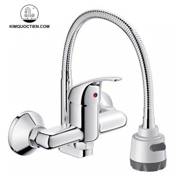 Vòi Rửa Chén VIGLACERA VG712 Nóng Lạnh Gắn Tường   chính hãng, độ bền tốt