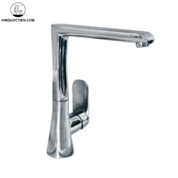 Vòi rửa chén VIGLACERA VG734 nóng lạnh sở hữu bề mặt inox sang bóng phù hợp với mọi không gian lắp đặt