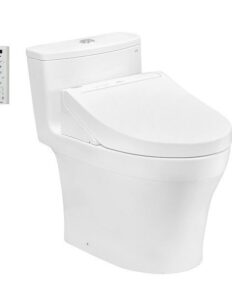 Bồn Cầu Điện Tử TOTO MS885DW14#XW Kèm Nắp Rửa Điện Tử WASHLET Dòng C5 - TCF24410AAA (220V)