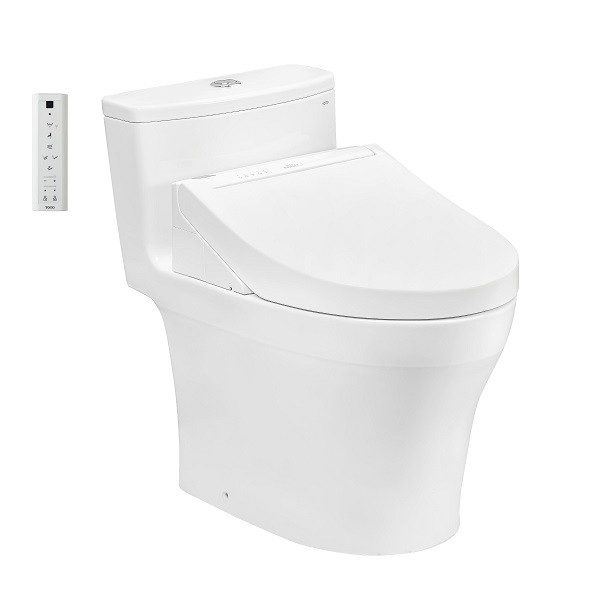 Bồn Cầu Điện Tử TOTO MS885DW14#XW Kèm Nắp Rửa Điện Tử WASHLET Dòng C5 - TCF24410AAA (220V)