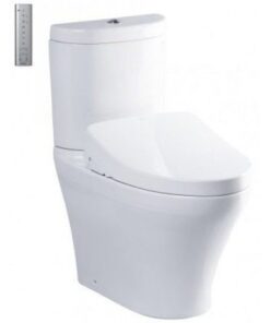 Bồn Cầu Điện Tử TOTO CS818CDW12#XW Kèm Nắp Rửa Điện Tử WASHLET (Loại Giấu Dây) Dòng S7 - TCF4911EZ (220V)