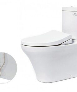 Bồn Cầu TOTO CS818DE4#XW 2 Khối Nắp Rửa Cơ TCW1211A