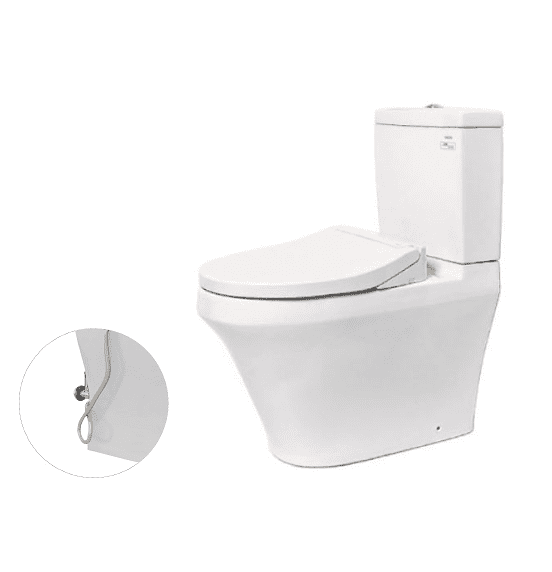 Bồn Cầu TOTO CS945DNE2#XW 2 Khối Nắp Rửa Cơ TCW07S"