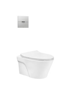 Bồn Cầu TOTO CW822RFVA1/TREF35L2A/WH005A/TC600VS Treo Tường Nắp Mỏng