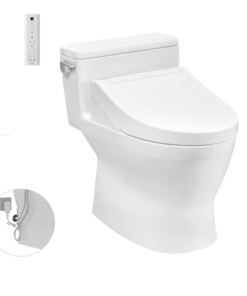 Bồn Cầu WASHLET TOTO MS188VKW14 1 Khối Kèm Nắp Điện Tử TCF24410AAA (220V)