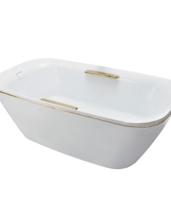 Bồn Tắm TOTO PJY1886HPWMGE#GW Đặt Sàn, NEOREST, Viền Màu Vàng