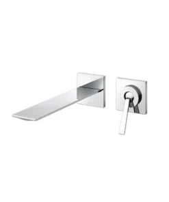 Vòi Lavabo TOTO TLP02310B#BBR Gật Gù Nóng Lạnh Gắn Tường ZL (2 Lỗ)
