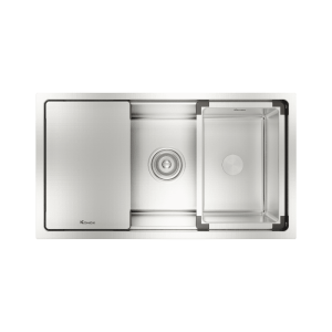 Chậu Rửa Chén KONOX KN8146SU Dekor Chống Xước Inox 1 Hộc