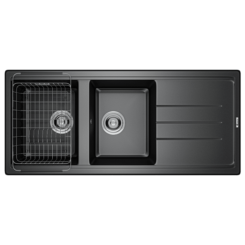 Chậu Rửa Chén KONOX PHOENIX 1160 Black Màu Đen