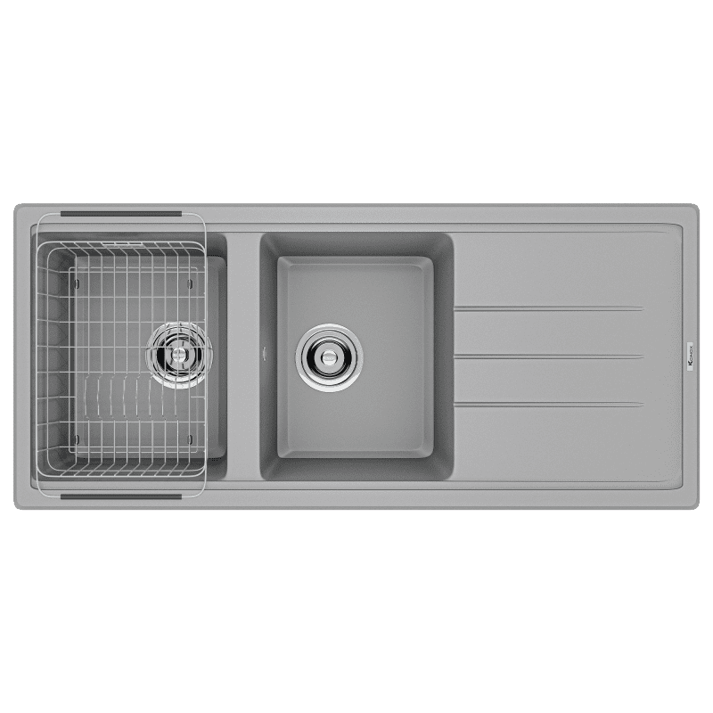 Chậu Rửa Chén KONOX PHOENIX 1160 Grey Màu Xám