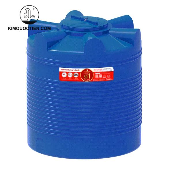 Bồn Nhựa ĐT BNDTNM1000Đ Thế Hệ Mới Đứng nguyên liệu nhựa chất lượng cao