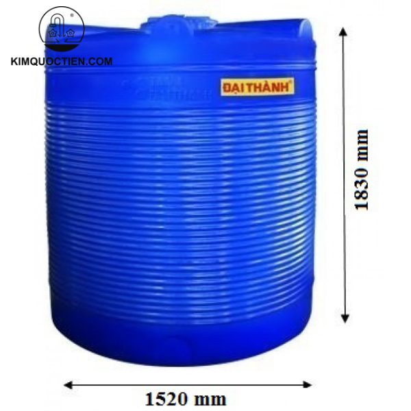 Bồn Nhựa ĐT BNDTNM3000Đ Thế Hệ Mới Đứng đảm bảo an toàn vệ sinh thực phẩm