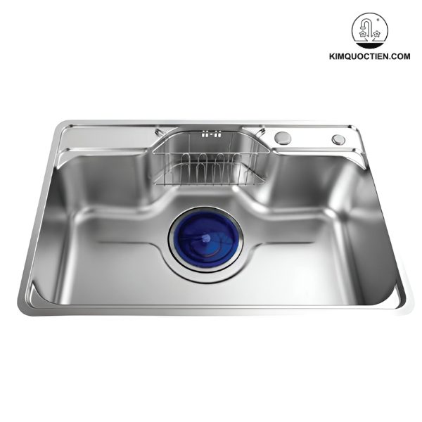Chậu rửa chén BELLO BL-C400 1 hộc được thiết kế đơn giản, mang đến vẻ đẹp tinh tế cho không gian bếp