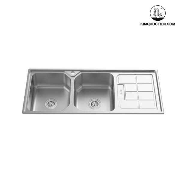 Chậu rửa chén BELLO BL-C540 2 hộc 1 bàn có thiết kế tiện lợi, giúp công việc bếp núc dễ dàng 