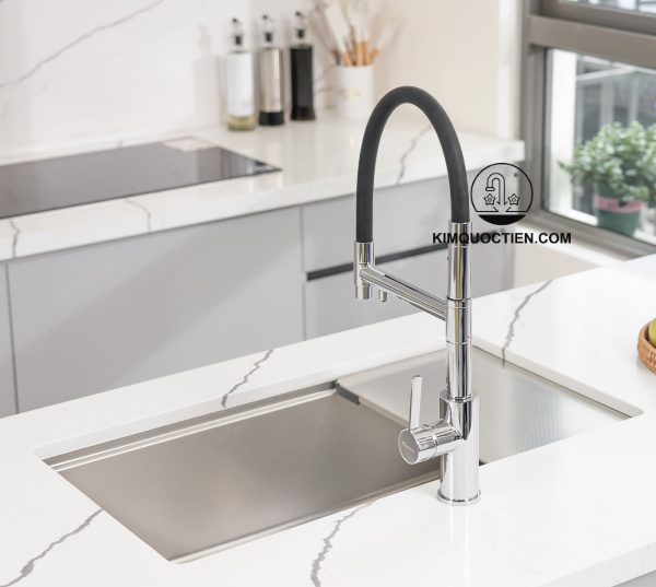 Chậu Rửa Chén KONOX KN8146SU Dekor Chống Xước Inox 1 Hộc bề mặt chất liệu inox 304 cao cấp