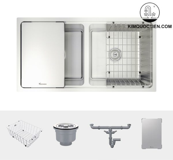 Sản phẩm bồn rửa tích hợp nhiều tiện ích liên quan, tiết kiệm thời gian nấu ăn hiệu quả