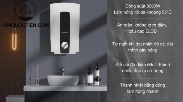 Máy nước nóng trực tiếp đa điểm Stiebel Eltron DHC 8 EC