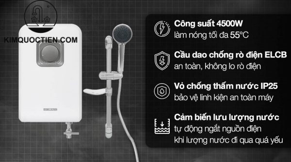 Máy nước nóng Stiebel Eltron 4500W DS 45 EC