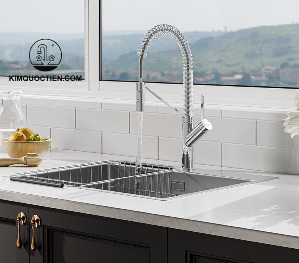 Vòi Rửa Chén KONOX Gusta Dây Rút thiết kế với chất liệu cao cấp chính hãng