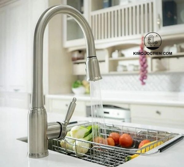 Vòi Rửa Chén KONOX KN1905 Dây Rút chính hãng, bền bỉ