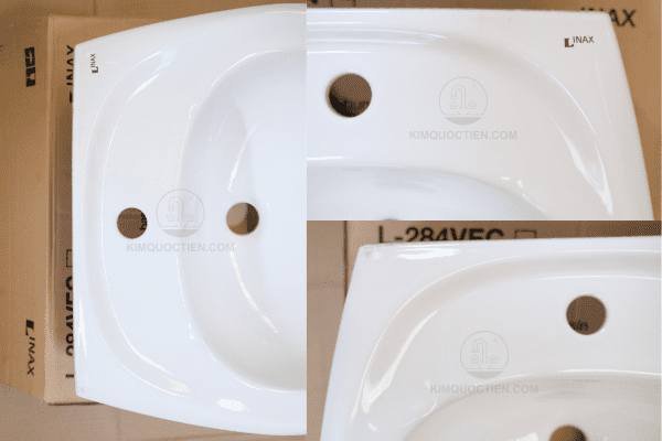 Lỗ Thoát Nước Và Lỗ Vòi Lavabo Của Chậu Rửa Lavabo INAX L-284V