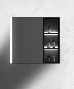 Tủ Gương MOWOEN MW6635B-80M Có Đèn Led 800mm