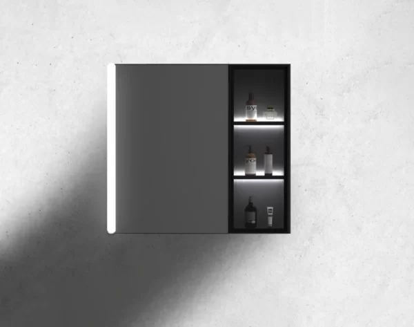 Tủ Gương MOWOEN MW6635B-80M Có Đèn Led 800mm