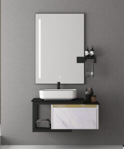 Bộ Tủ Chậu MOWOEN MW6801S-100W Trắng 1000mm