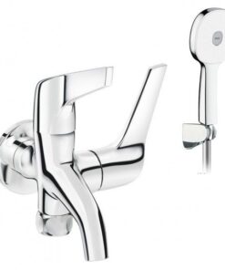 Vòi Sen Lạnh Inax BFV-17-8C Tay Sen Tăng Áp Mạ Crom