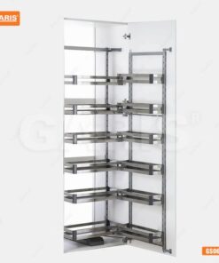 Tủ Đồ Khô GARIS GS06.60 Khay Nan Inox Hộp Khung Thép Sơn Tĩnh Điện 6 Tầng