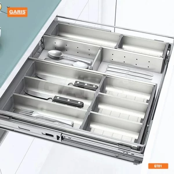 Khay Chia Inox Cao Cấp GARIS GT01.4 8 Ngăn