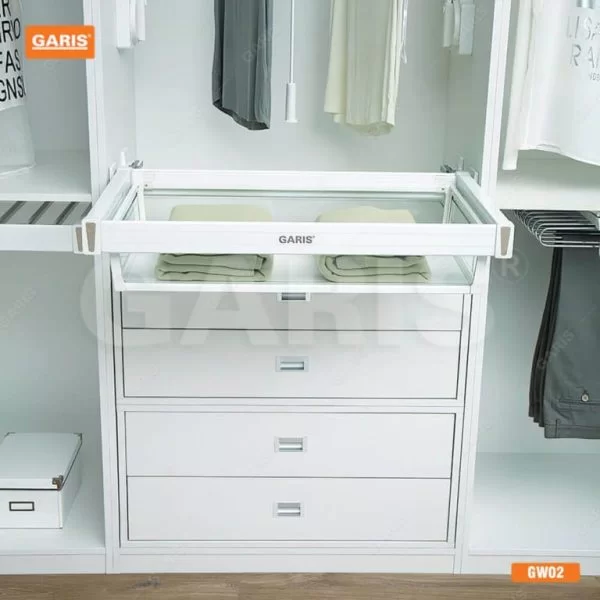 Ngăn Kéo Vách Kính Để Đồ Gập GARIS GW02.80