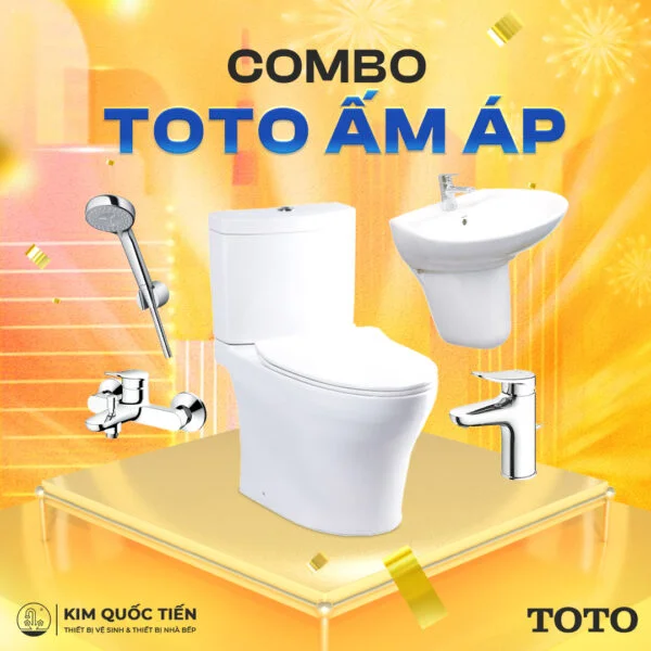 Combo Thiết Bị Vệ Sinh TOTO Ấm Áp Kim Quốc Tiến