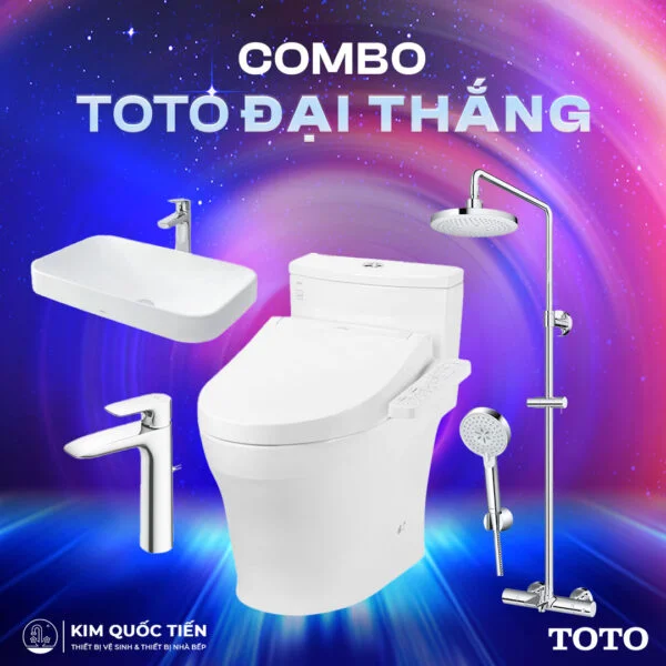 Combo Thiết Bị Vệ Sinh TOTO Đại Thắng Kim Quốc Tiến