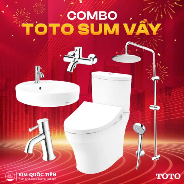 Combo Thiết Bị Vệ Sinh TOTO Sum Vầy Kim Quốc Tiến