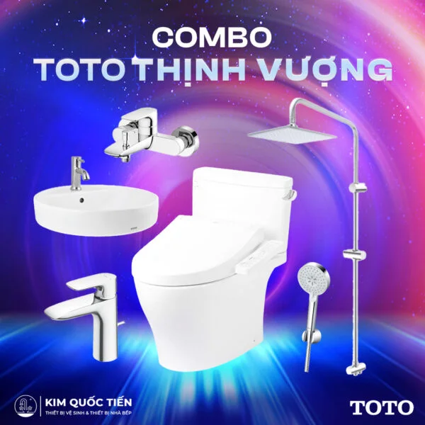 Combo Thiết Bị Vệ Sinh TOTO Thịnh Vượng Kim Quốc Tiến