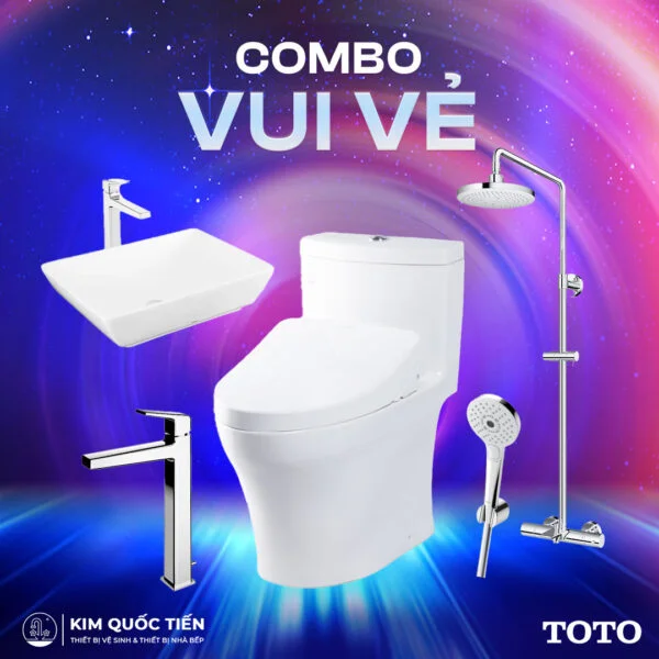 Combo Thiết Bị Vệ Sinh TOTO Vui Vẻ Kim Quốc Tiến