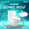 Combo Thiết Bị Vệ Sinh INAX Song Ngư Kim Quốc Tiến