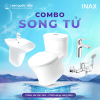 Combo Thiết Bị Vệ Sinh INAX Song Tử Kim Quốc Tiến