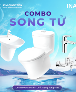 Combo Thiết Bị Vệ Sinh INAX Song Tử Kim Quốc Tiến