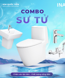 Combo Thiết Bị Vệ Sinh INAX Sư Tử Kim Quốc Tiến
