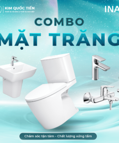 Combo Thiết Bị Vệ Sinh INAX Mặt Trăng Kim Quốc Tiến