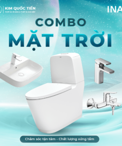 Combo Thiết Bị Vệ Sinh INAX Mặt Trời Kim Quốc Tiến