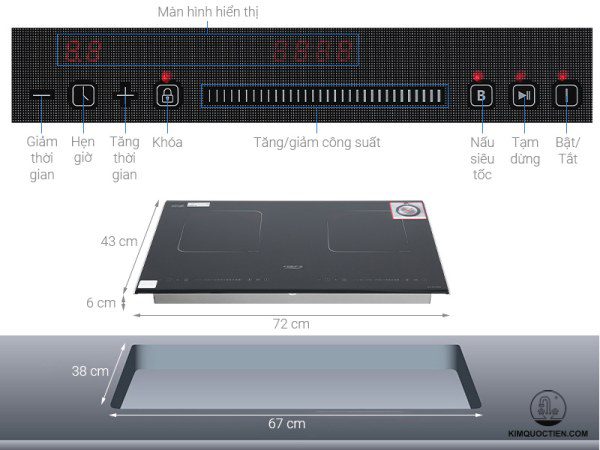 Bếp từ Chefs EH DIH320