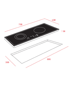 Bếp từ 2 vùng nấu TEKA IR 721 SR