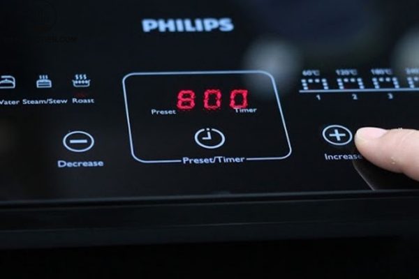 bếp từ không tăng giảm được nhiệt độ