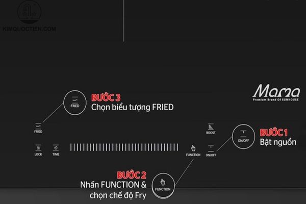 các chế độ nấu bếp từ
