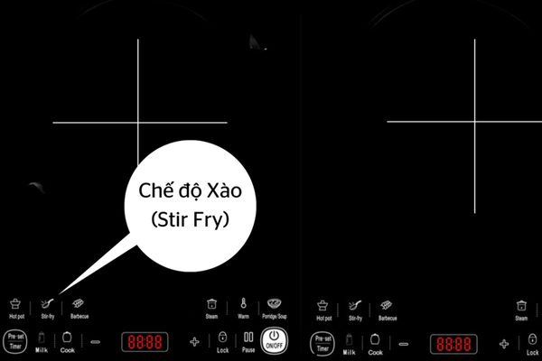 các chế độ nấu bếp từ