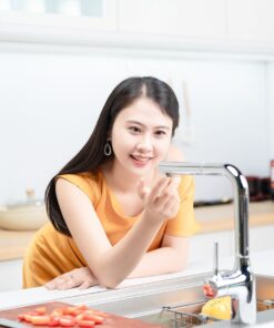 VÒI Rửa Bát DÂY RÚT NÓNG LẠNH MANIA NB215T