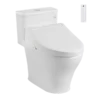 Bồn cầu điện tử TOTO MS857CDW15 1 khối kèm nắp rửa điện tử WASHLET dòng C5 - TCF24460AAA